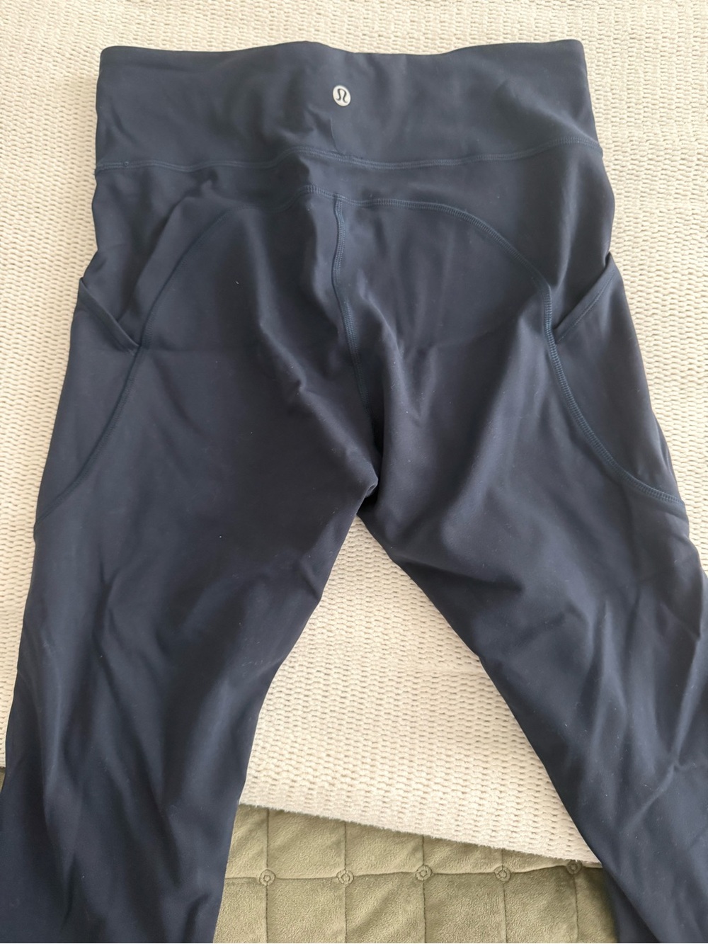 Lululemon NavyAthletic Leggings with Side Pockets